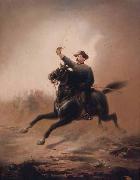 Thomas Buchanan Read Sheridans Ride oil on canvas